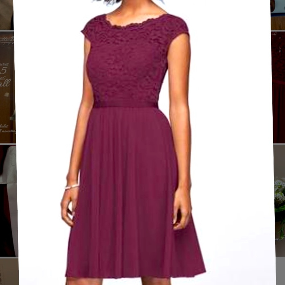David’s Bridal bridesmaid dress #F17019- size 14